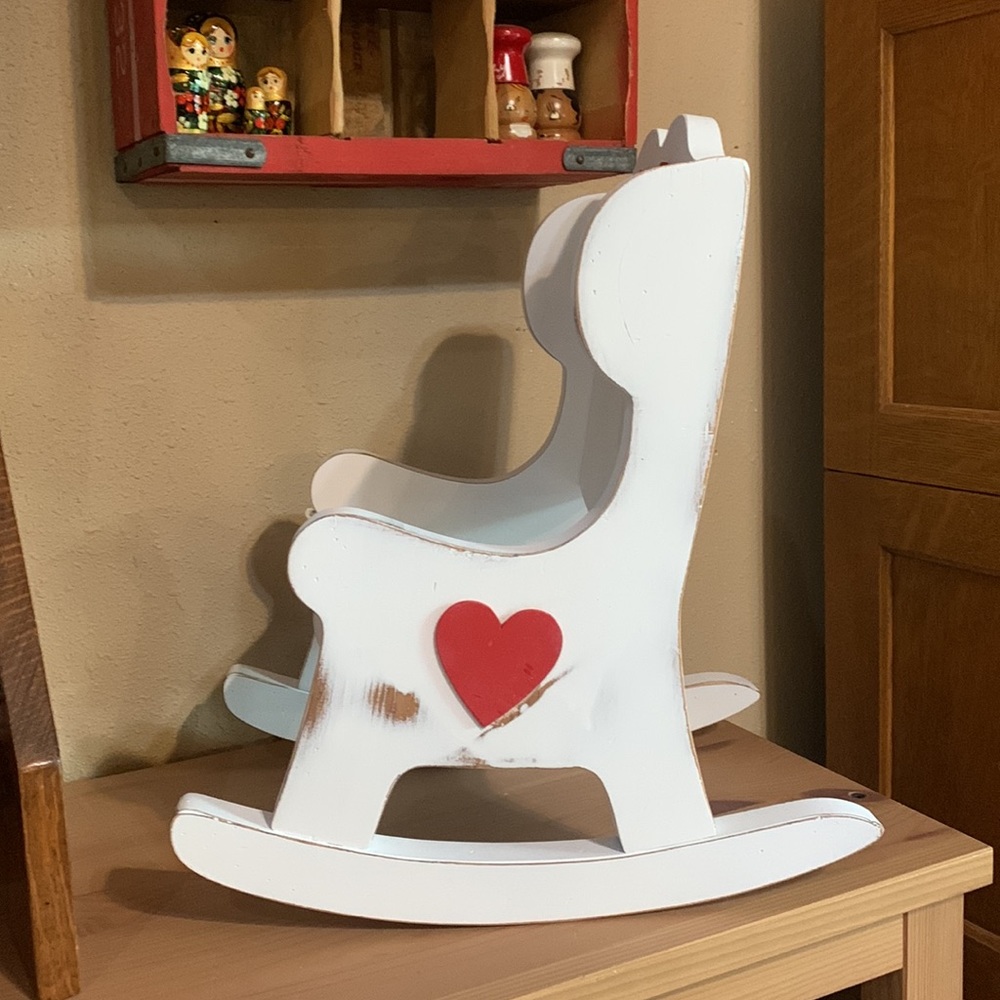 Handmade Kids or Doll Rocking Chair - Picture 2 of 4